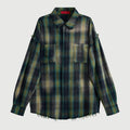 Acupuncture Two Pocket Shirt Green Blue