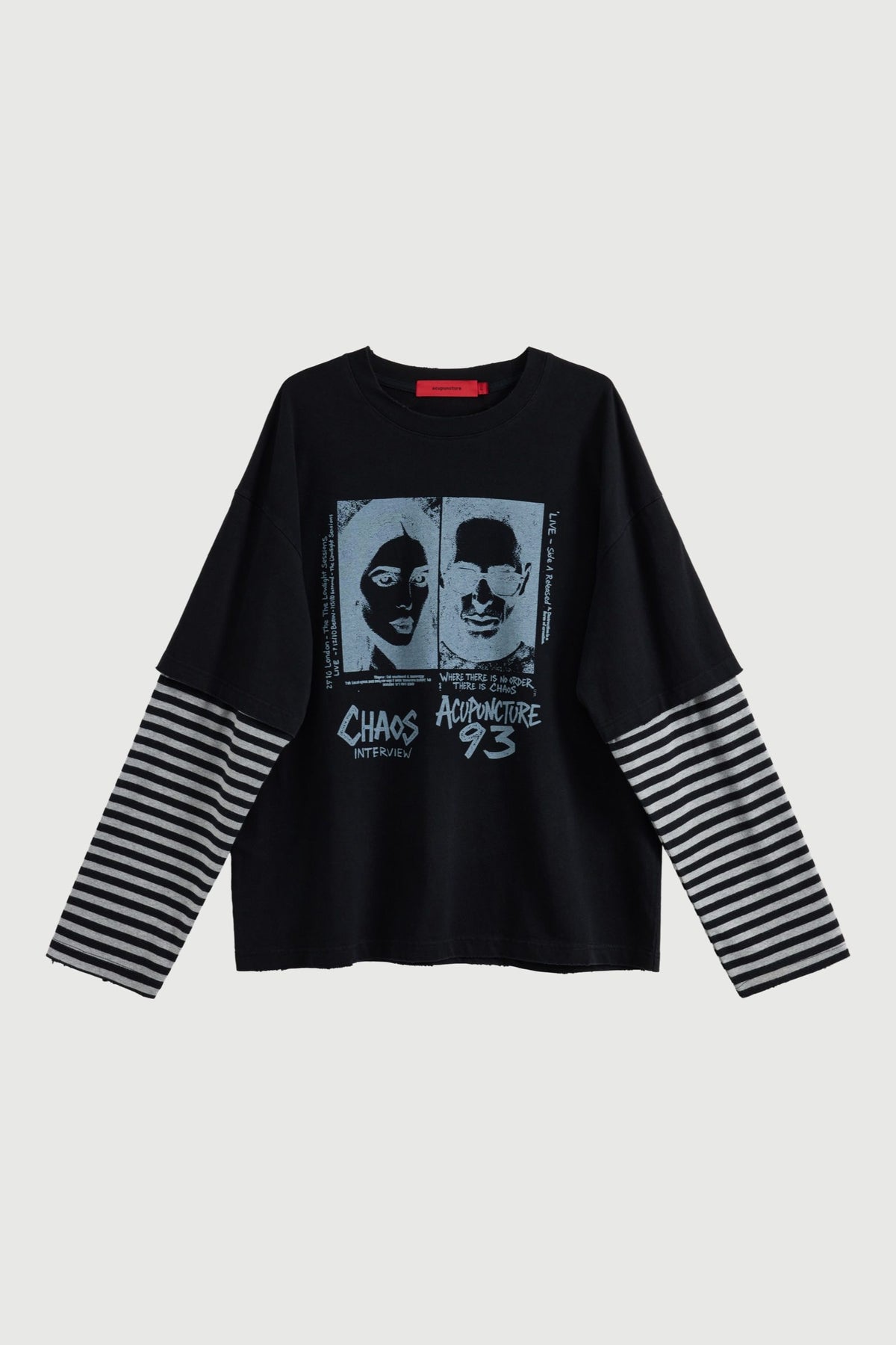 Acupuncture Manifesto Longsleeve Washed Black