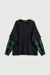 Acupuncture Layered Serafino Washed Black