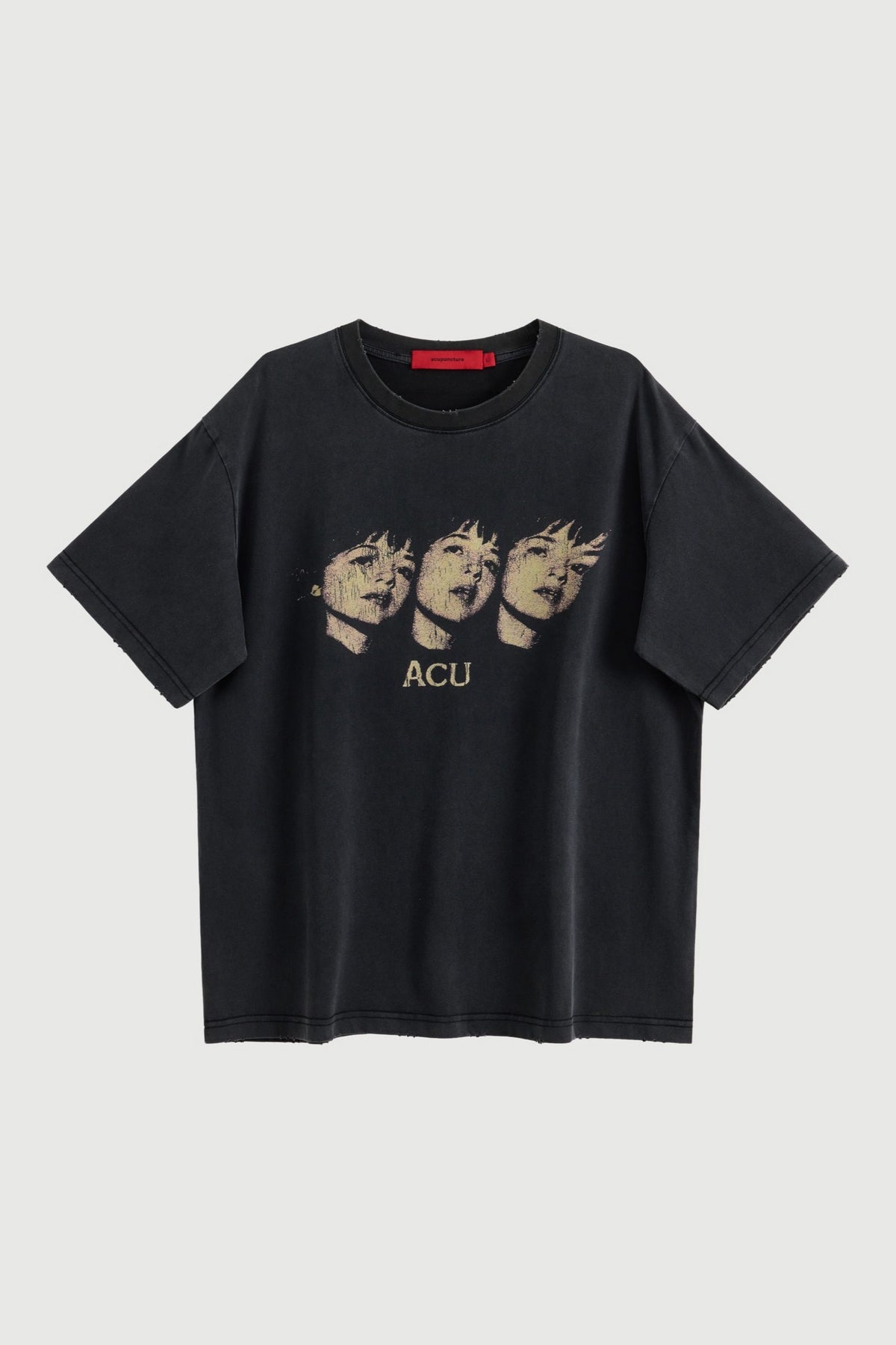 Acupuncture Childhood Tee Washed Black