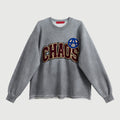 Acupuncture Patch Crew Neck Grey Heather