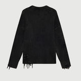 Acupunture Metal Sweater Black