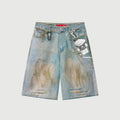 Acupuncture Ocean Front Shorts Denim Blue