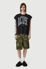 Acupunture Metal Cargo Shorts Camouflage