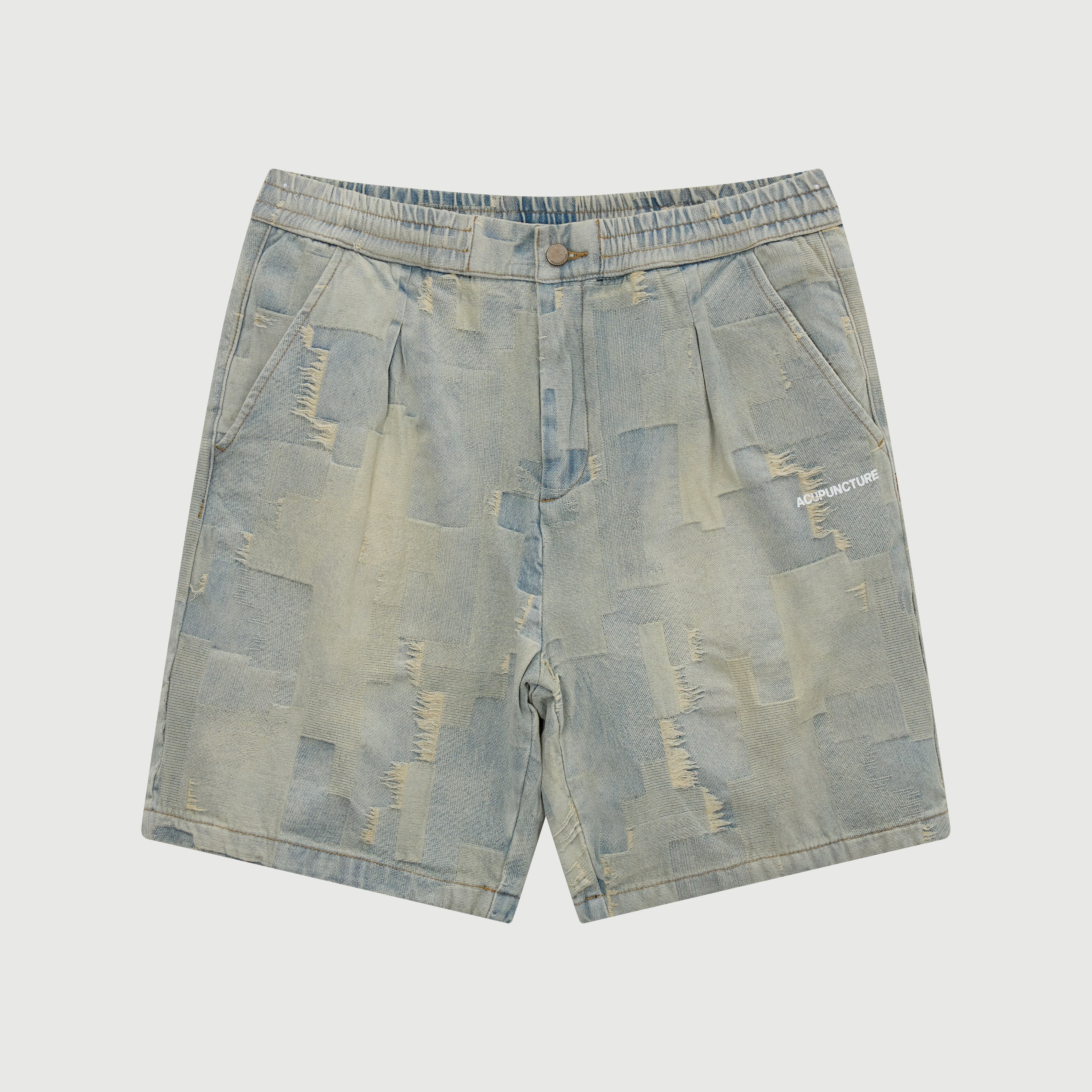 Pantaloncini corti agopuntura blu