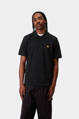 Carhartt Wip Chase Pique Polo Nera