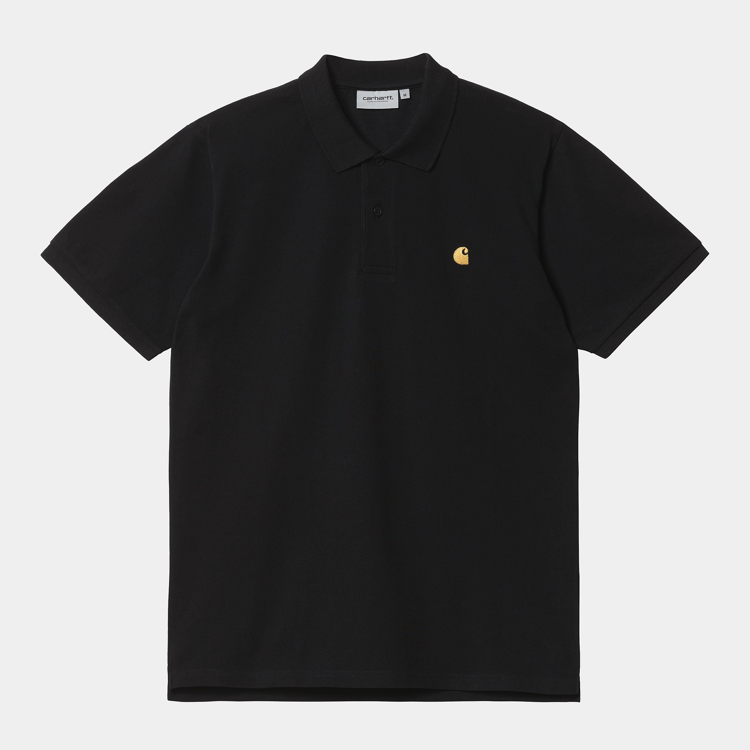 Carhartt Wip Chase Pique Polo Nera