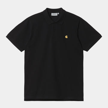 Carhartt Wip Chase Pique Polo Nera