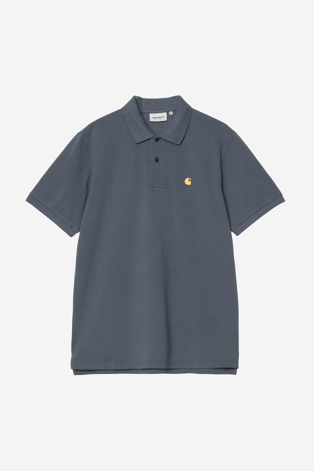 Carhartt Wip Chase Pique Polo Cozy Blue