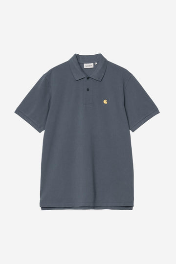 Carhartt Wip Chase Pique Polo Cozy Blue