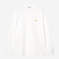 Carhartt Wip Ls Chase Tee White