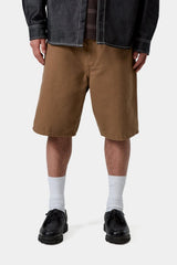 Carhartt Wip Single Knee Short Hamilton Brown Rinsed