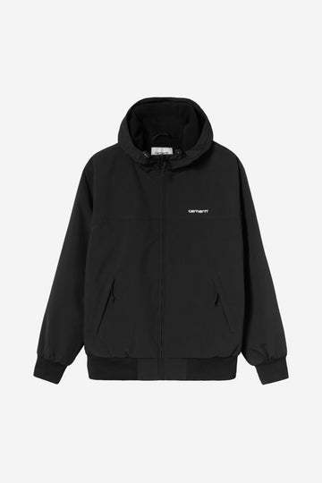 Carhartt Wip Hooded Sail Jacket Black White