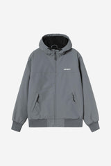 Carhartt Wip Hooded Sail Jacket Styx White