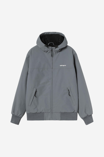 Carhartt Wip Hooded Sail Jacket Styx White