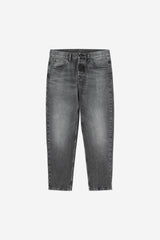 Carhartt Wip Newel Pant Black Marble Used Wash
