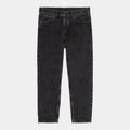 Carhartt Wip Pantaloni Newel Black Stone Washed