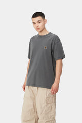 Carhartt Wip Nelson Tee Nero Tinto in Capo