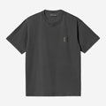Carhartt Wip Nelson Tee Nero Tinto in Capo