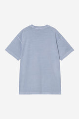 Carhartt Wip Nelson Tee Blu Delicato Tinto in Capo