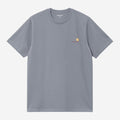 Carhartt Wip Ss American Script Tee Shady Blue