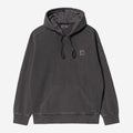 Carhartt Wip Felpa con Cappuccio Nelson Nera Tinta in Capo
