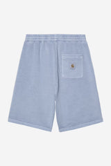 Carhartt Wip Nelson Sweat Short Gentle Blue Garment Dyed