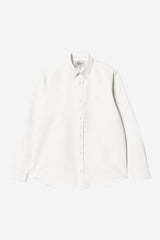 Carhartt Wip Bolton Shirt White Garment Dyed