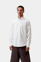 Carhartt Wip Bolton Shirt White Garment Dyed