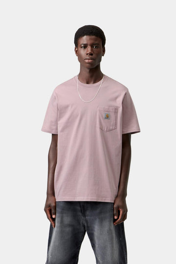Carhartt Wip Ss Pocket Tee Hortensia