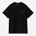 Carhartt Wip Ss Script Embroidery Tee Black