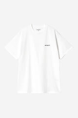 Carhartt Wip Ss Script Embroidery Tee White