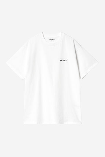 Carhartt Wip Ss Script Embroidery Tee White