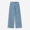 Carhartt Wip Donna Pantalone Jane Blu Heavy Stone Wash