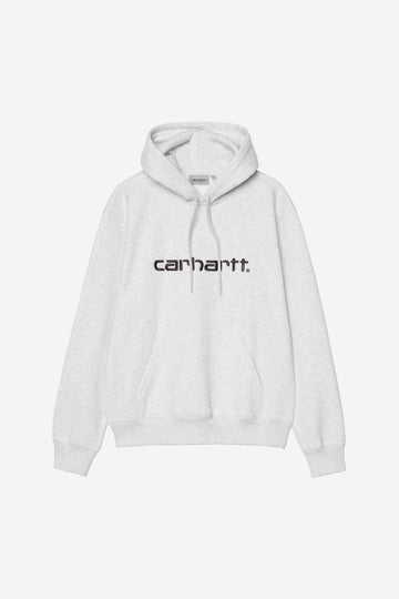 Carhartt Wip Hooded Carhartt Sweatshirt Ash Heather Graphite