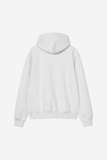 Carhartt Wip Hooded Carhartt Sweatshirt Ash Heather Graphite