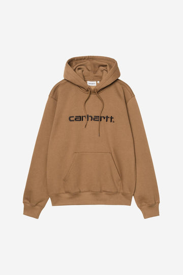 Carhartt Wip Hooded Carhartt Sweatshirt Wip H Brown Black