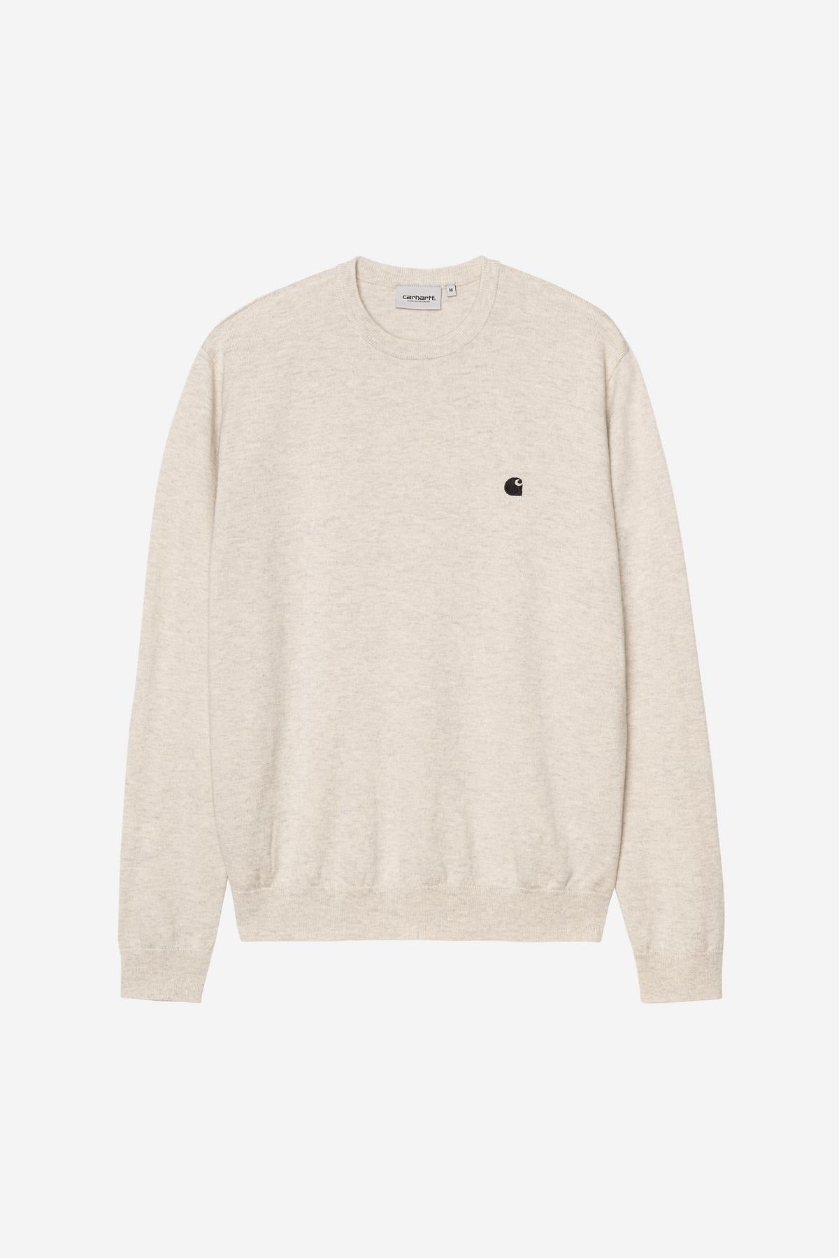 Carhartt Wip Madison Sweater Fleur De Sel Wax