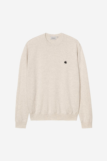 Carhartt Wip Madison Sweater Fleur De Sel Wax