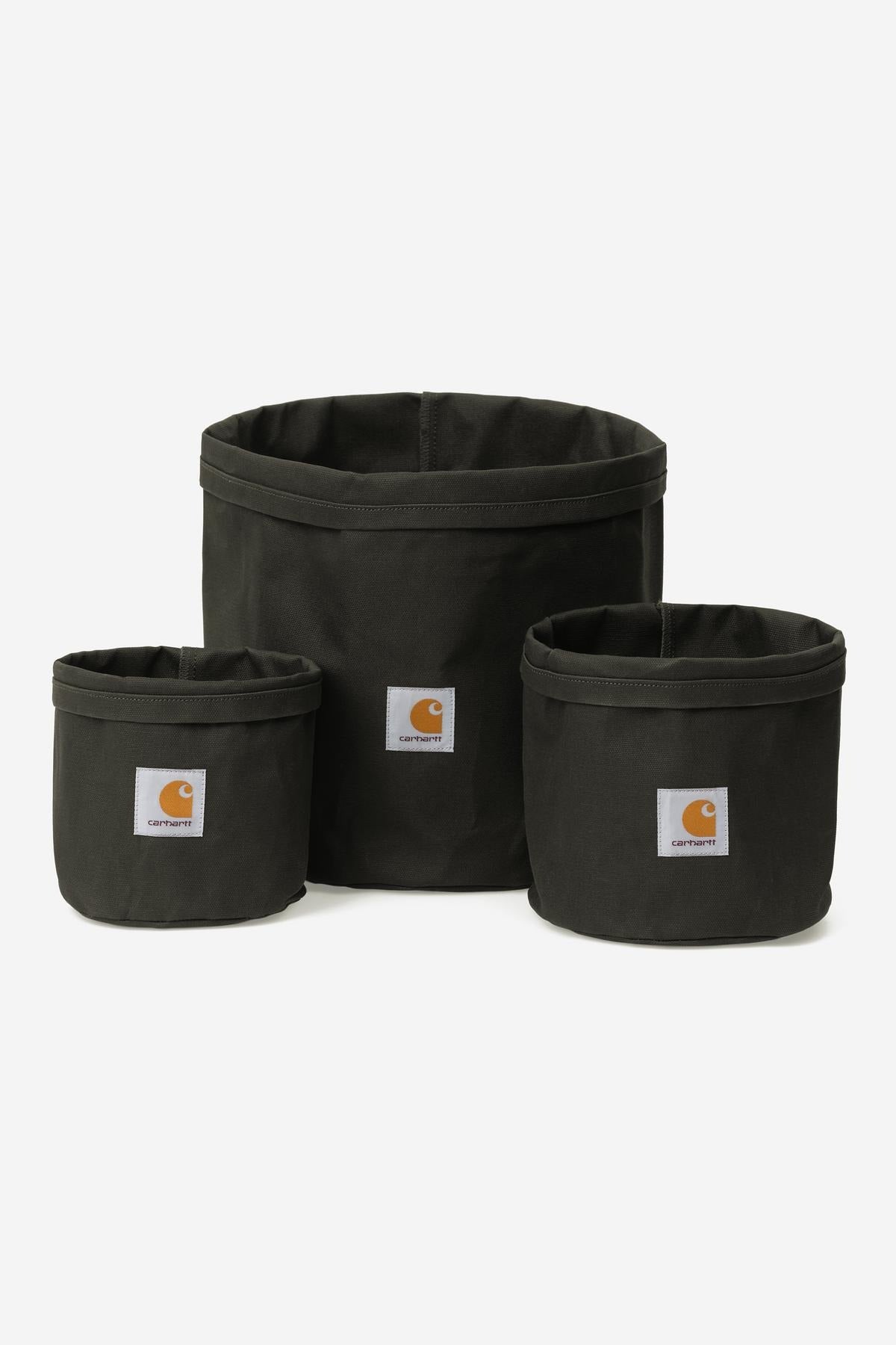 Carhartt Wip Set di Fioriere in Tela Oliva