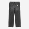 Carhartt Wip Single Knee Pant Black Marble Used Wash