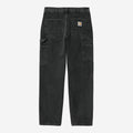 Carhartt Wip Single Knee Pant Black Stone Washed