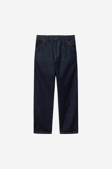 Carhartt Wip Single Knee Pant Blue Rinsed