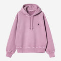 Carhartt Wip Donna W Hooded Nelson Sweatshirt Gentle Purple Tinta in Capo