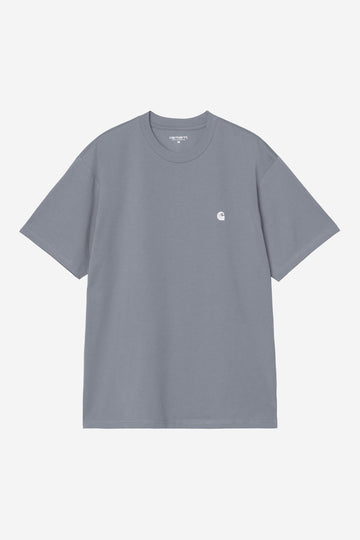 Carhartt Wip Ss Madison Tee Shady Blue White