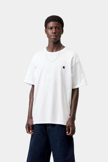 Carhartt Wip Ss Madison Tee White Black