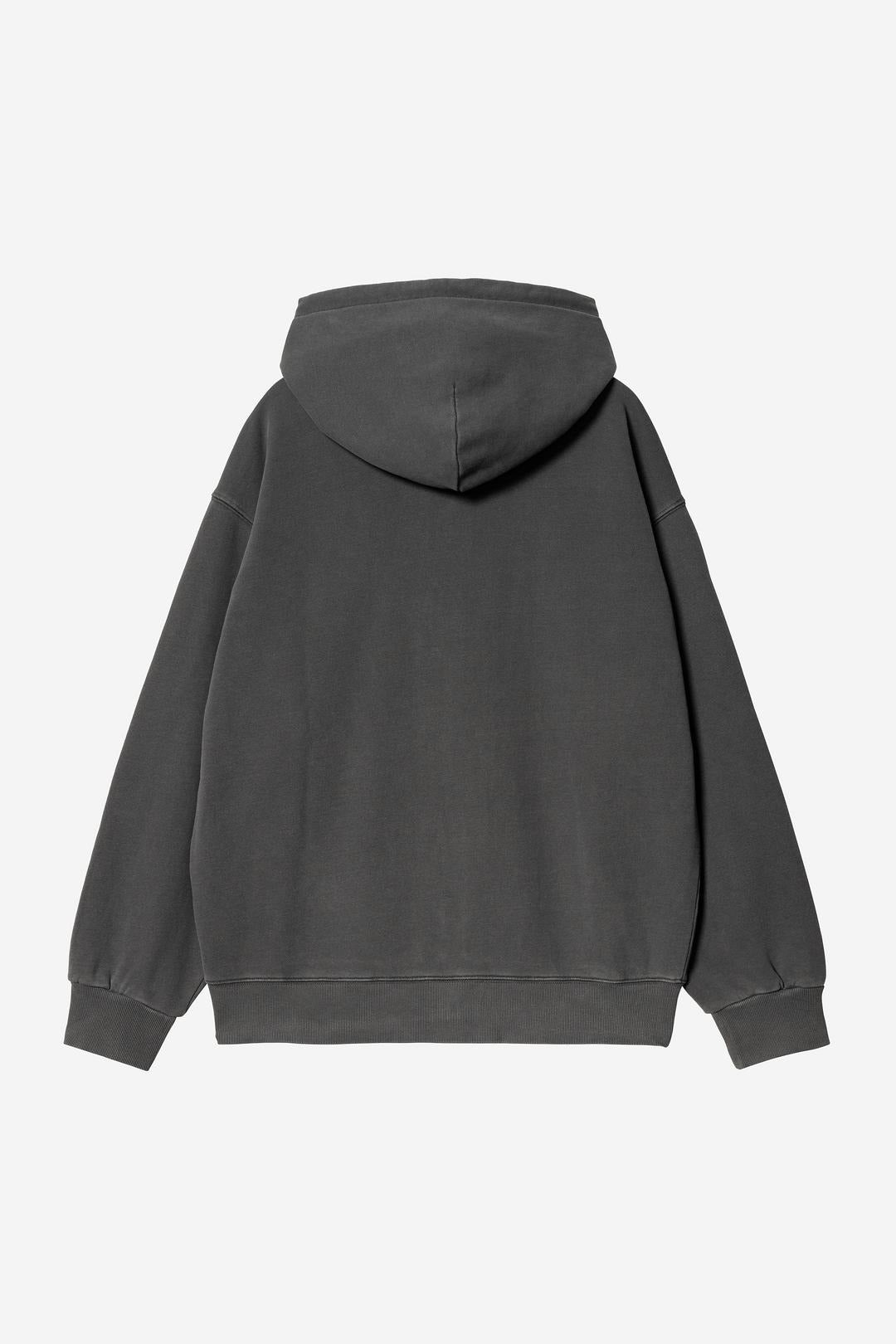 Carhartt Wip Hooded Nelson Jacket Black Garment Dyed