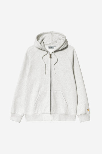 Carhartt Wip Hooded Chase Jacket Ash Heather Gold