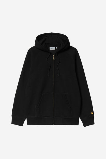 Carhartt Wip Hooded Chase Jacket Black Gold