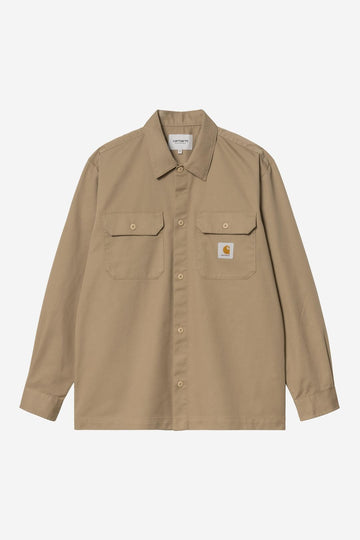 Carhartt Wip Ls Craft Shirt Leather